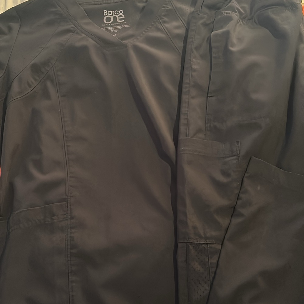 Barco Uniforms Men's Sleek Black Shirt Jacket